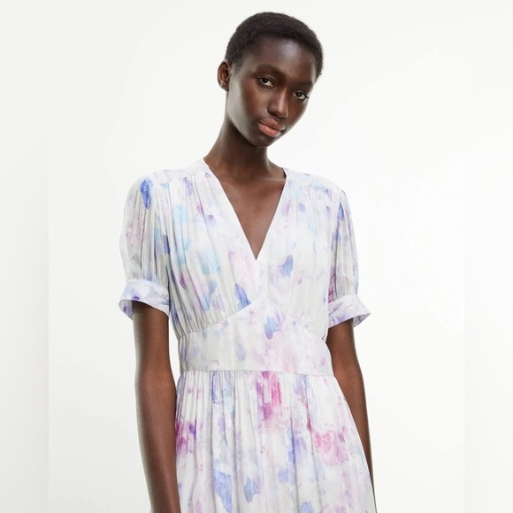 The Kooples Women's Printed Short Dress with Frills - Picture 13 of 13